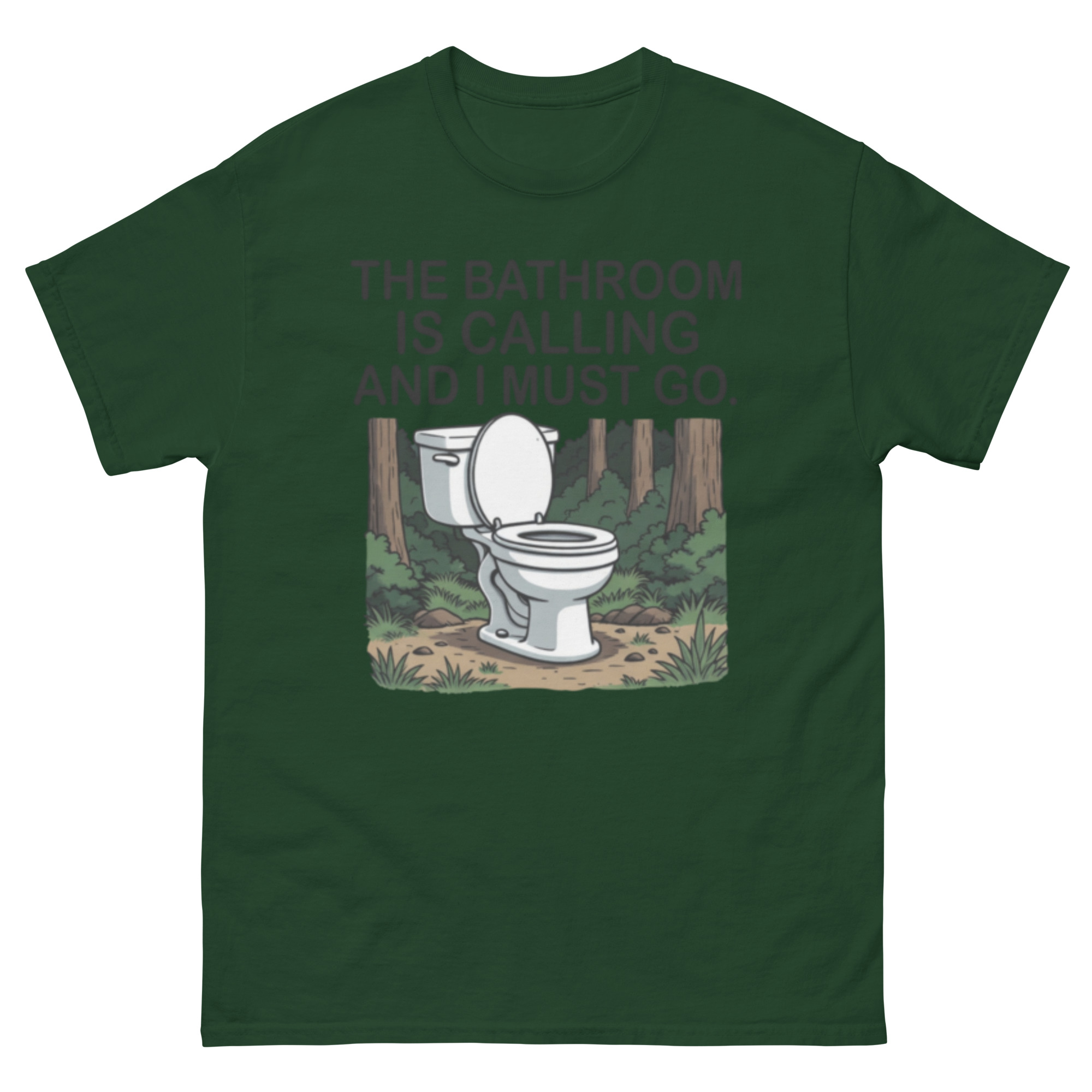 The Bathroom Is Calling And I Must Go T-Shirt - Image 4