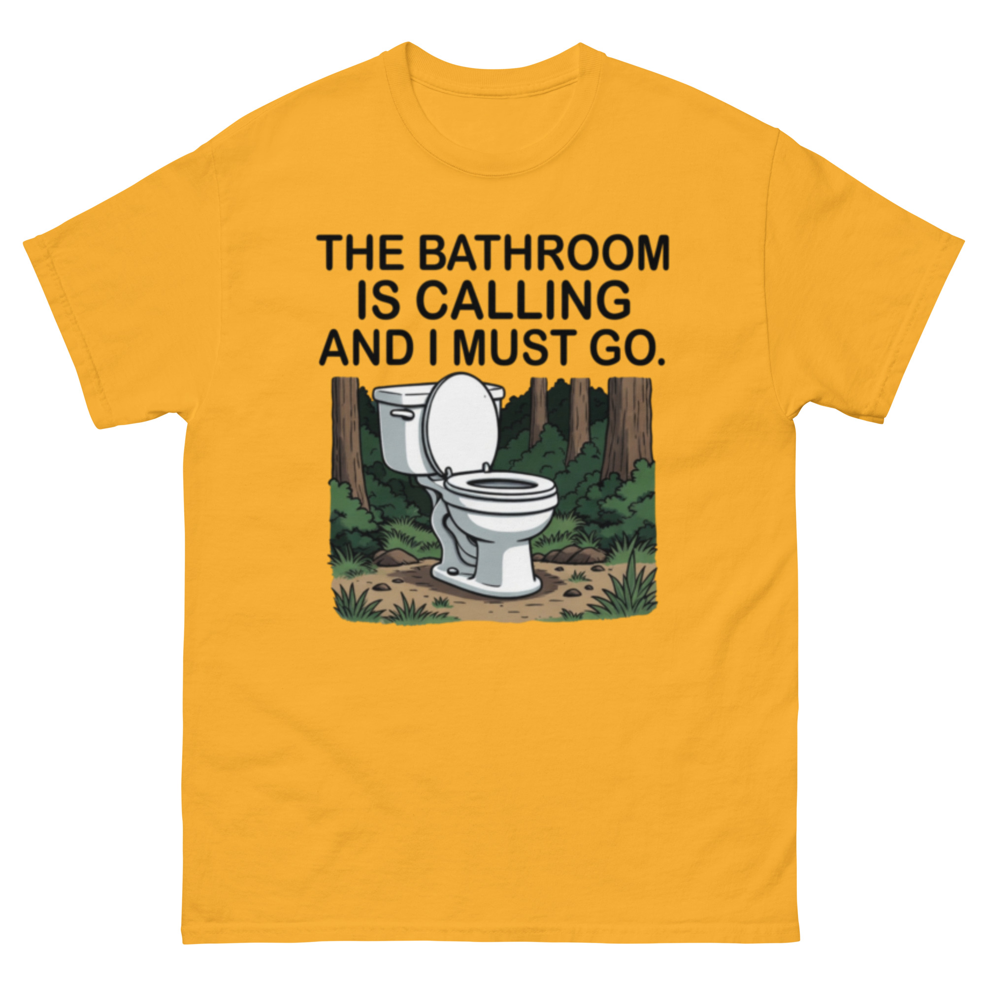 The Bathroom Is Calling And I Must Go T-Shirt - Image 9